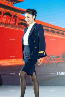 火辣川航空姐黑色长筒袜-长筒袜的纹理清晰-骚-居然有个还有纹身