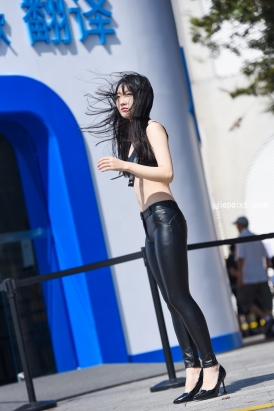 黑紧皮裤 【套图+视频】