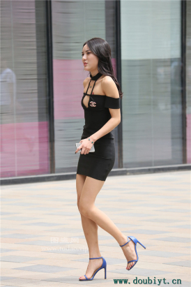 紧身包臀裙美腿凉高-编码0950