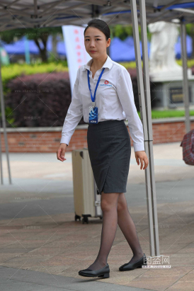 SH26-10-52√白衬衫黑丝-航空空乘老师