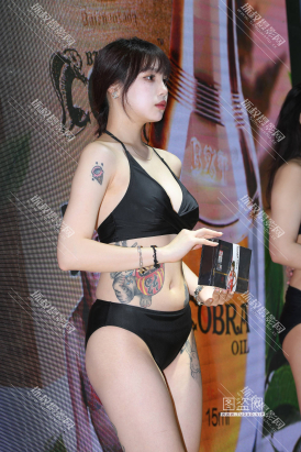 【J4175】2021广州性文化-黑色比基尼